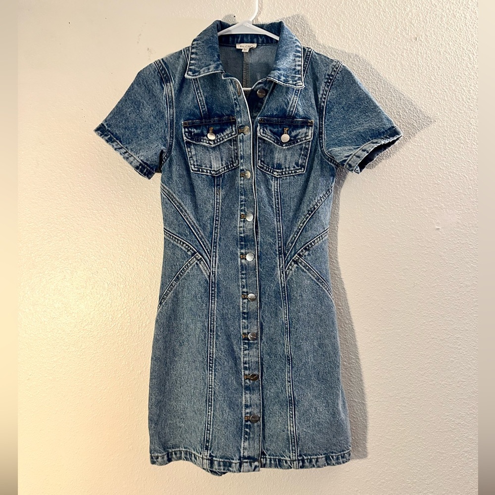 Fit & Flare Denim Dress